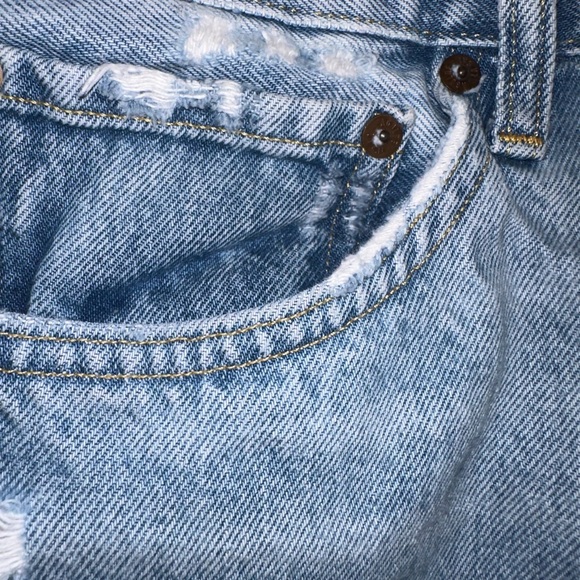 Agolde Parker Long Shorts - Picture 6 of 11